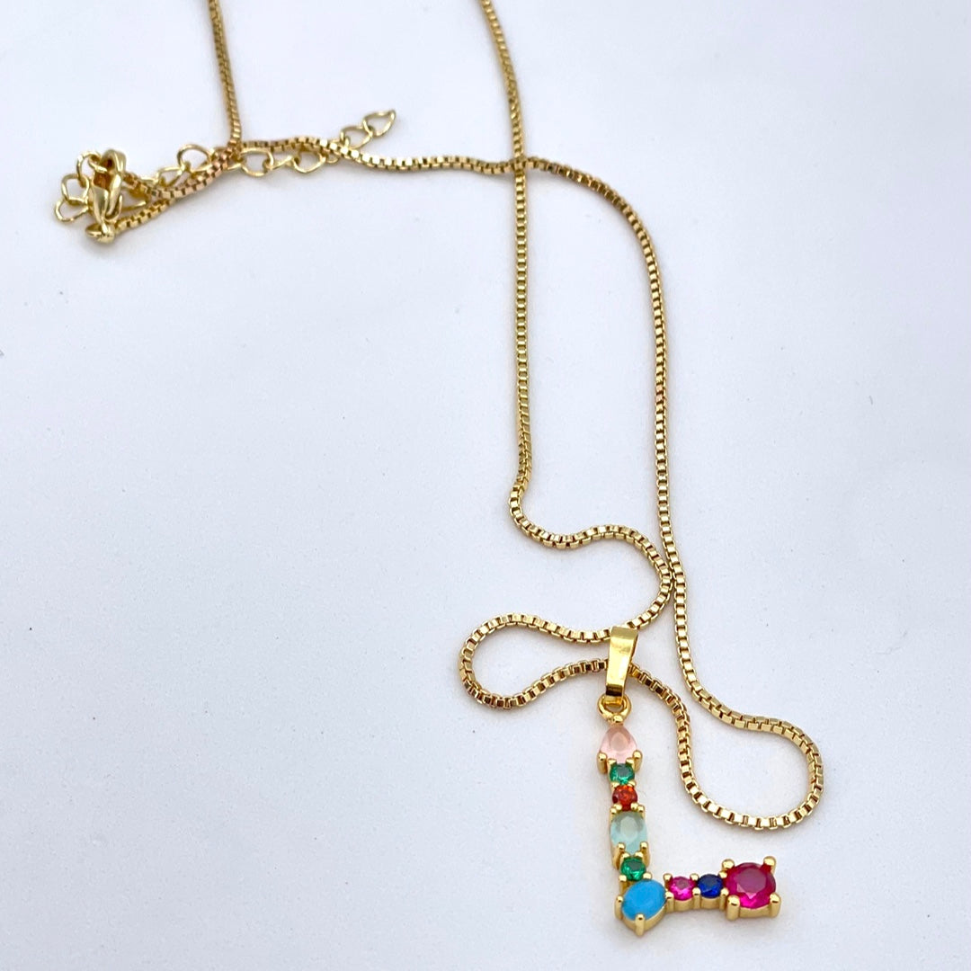 Letter Stones Necklace