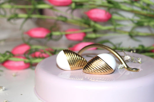 Modern Marble- Ear Clip